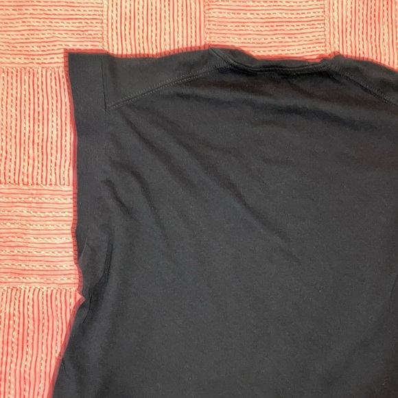 Zara dolman top Black Ribbed sleeve Tee - Picture 9 of 10